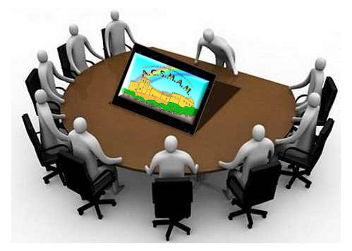 conferenza con logo